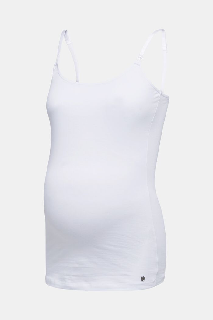 Ammetop med stretch, WHITE, overview