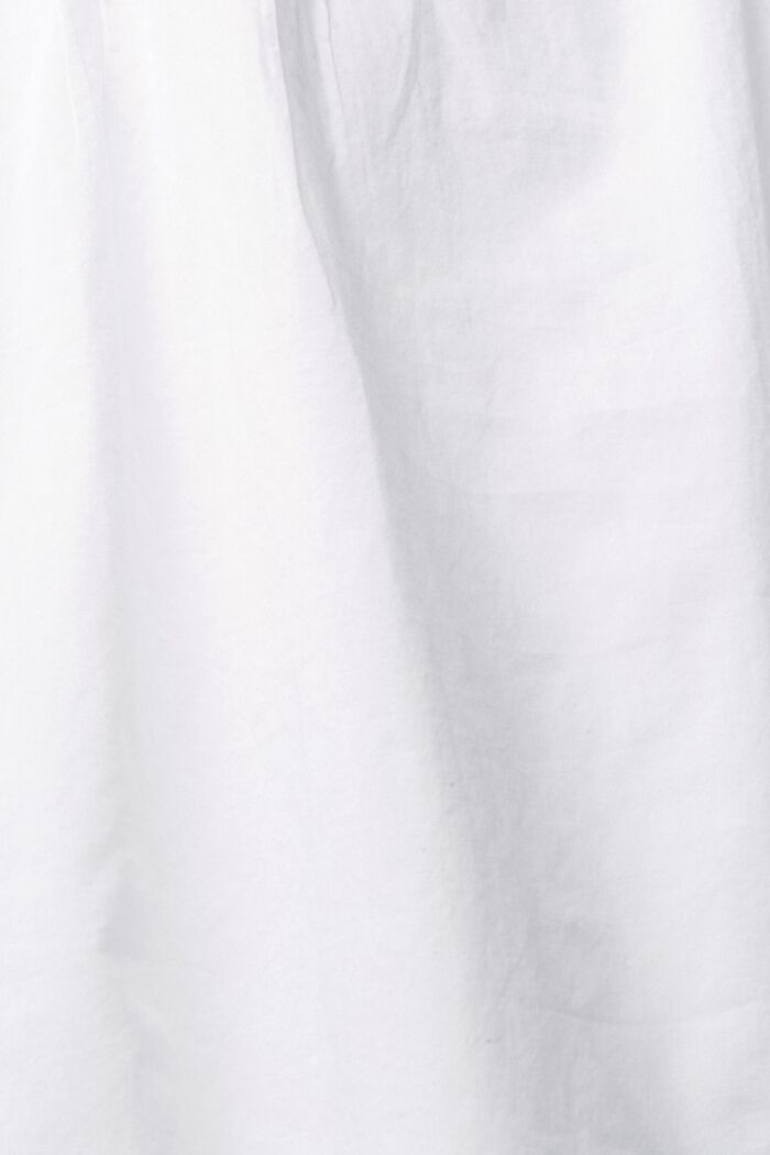Top med broderie anglaise, WHITE, detail image number 4