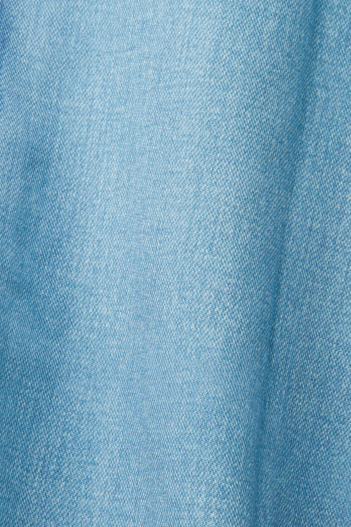 Shirt med allover-print i denim, BLUE MEDIUM WASHED, detail image number 6