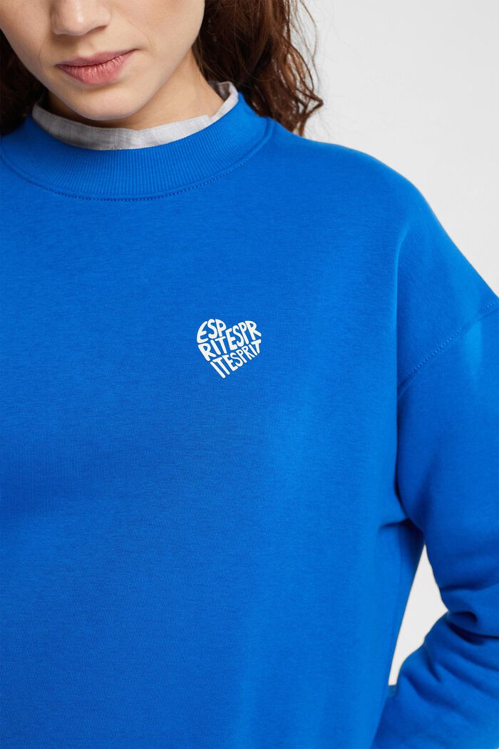 Sweatshirt med logo, BLUE, detail image number 2