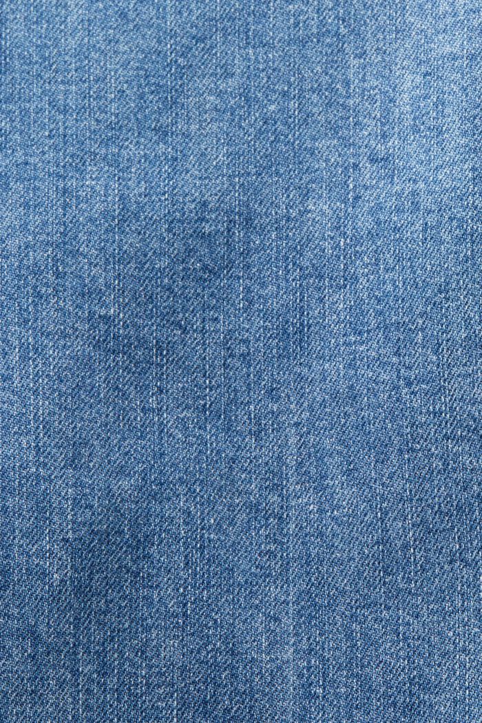 Slim-jeans med høj talje, BLUE LIGHT WASHED, detail image number 5