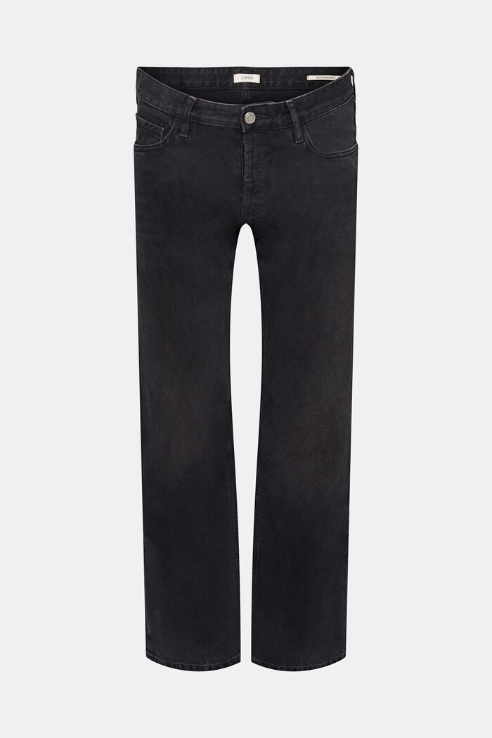 Western bootcut-jeans, BLACK DARK WASHED, detail image number 7