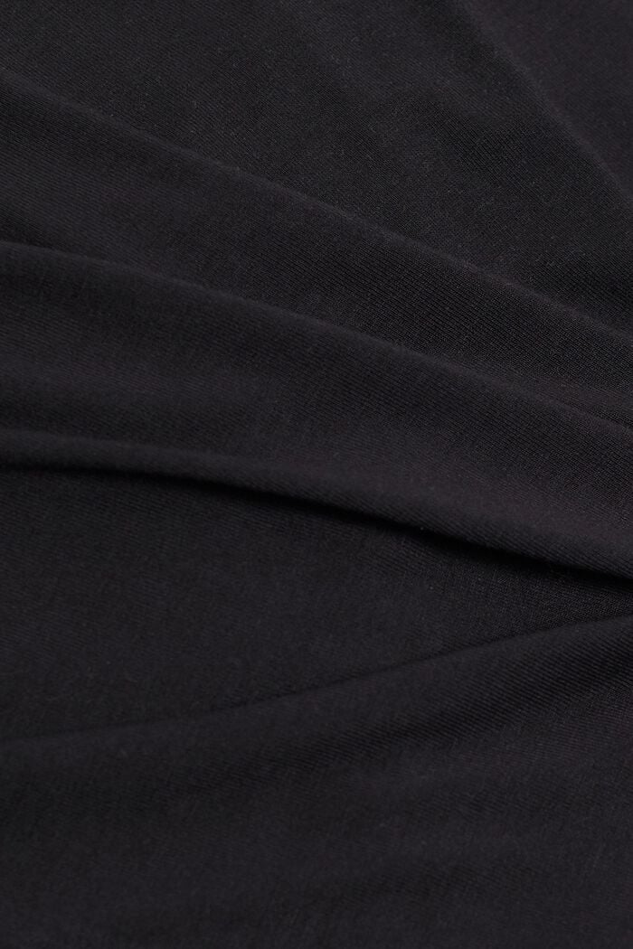 Pyjamassæt med bukser med print, BLACK, detail image number 4
