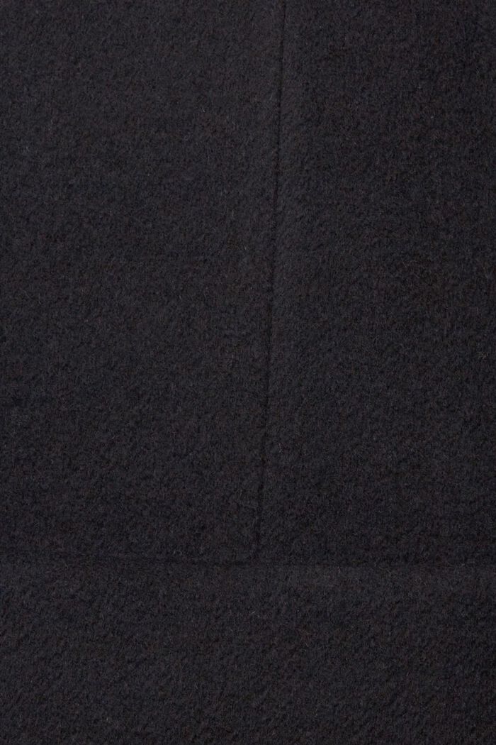 Frakke med uld, BLACK, detail image number 1