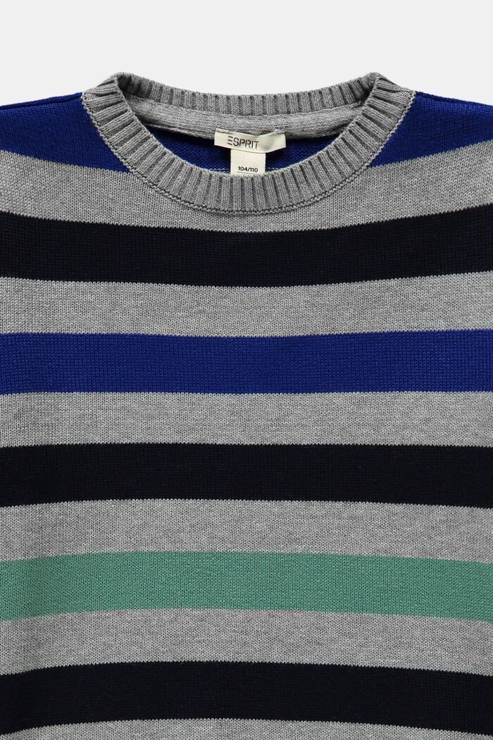 Stribet pullover, GREY, detail image number 2
