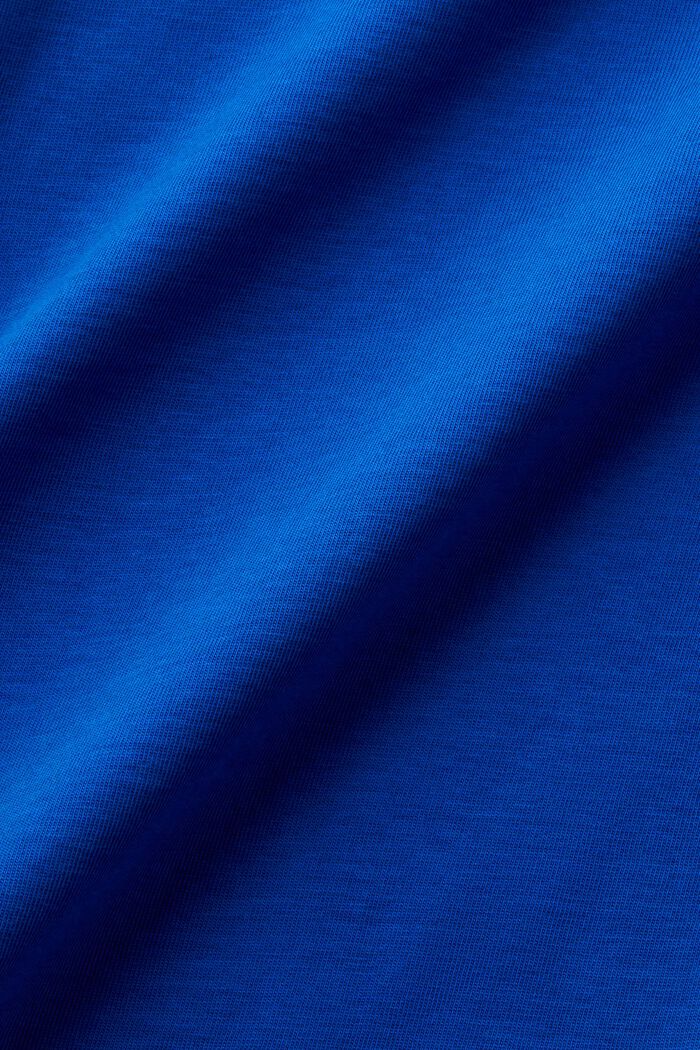 T-shirt med space dye-krave, BRIGHT BLUE, detail image number 5