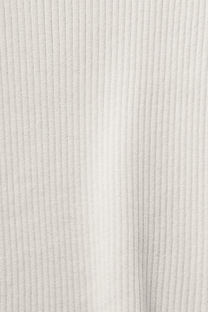 Ribbet sweater-tanktop, CREAM BEIGE, detail image number 4