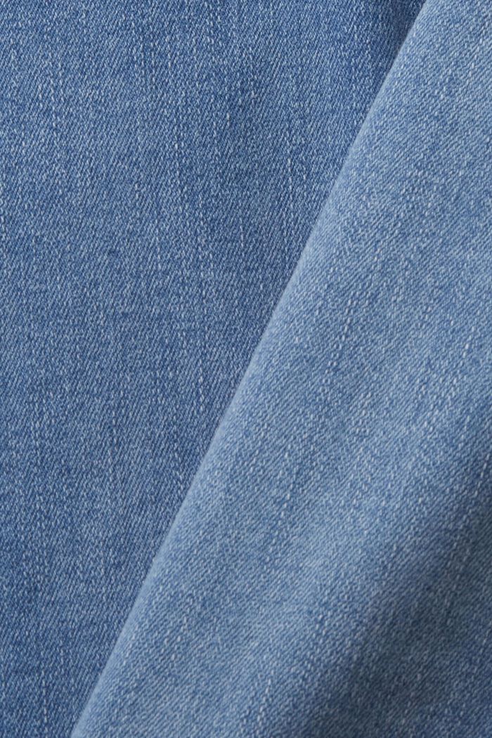 Jeans i bomuldsblanding med stretchkomfort, BLUE LIGHT WASHED, detail image number 5
