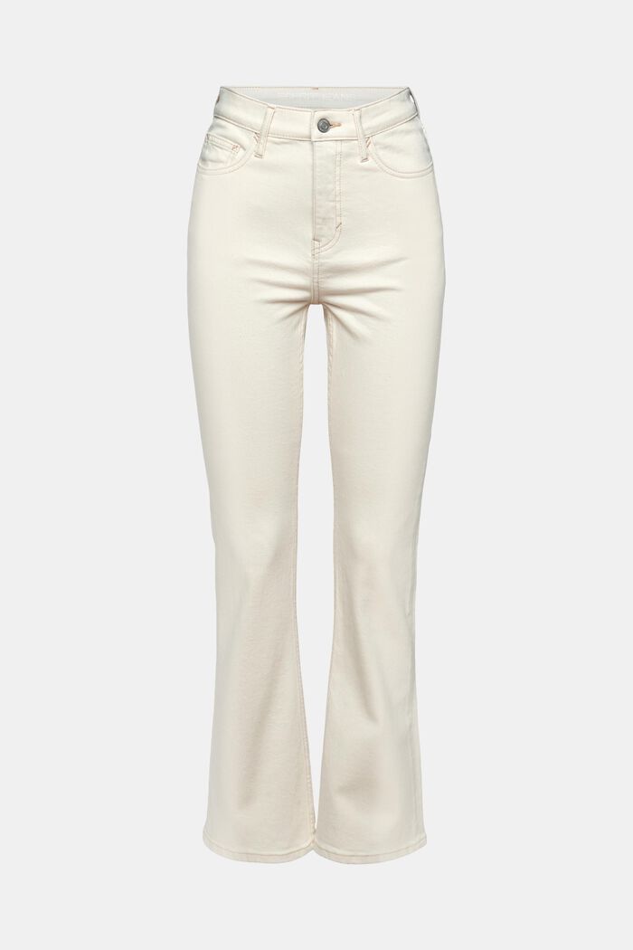 Bootcut-jeans med ultrahøj talje, OFF WHITE, detail image number 6