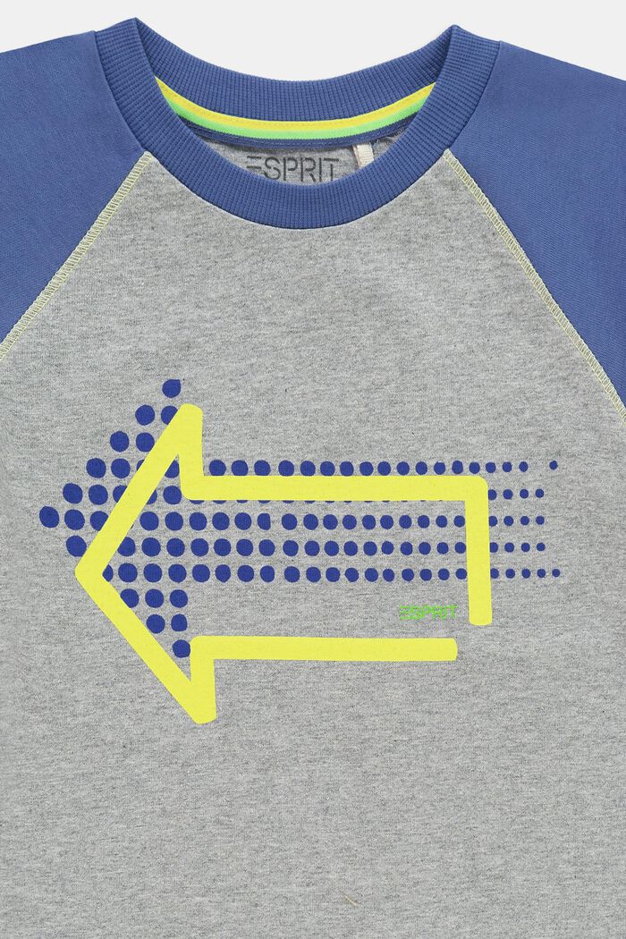T-shirt med print, LIGHT GREY, detail image number 1