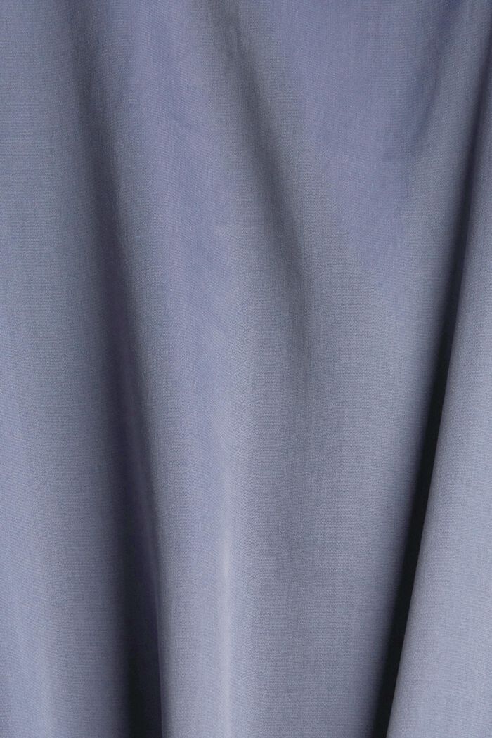 Satinpyjamas med LENZING™ ECOVERO™, GREY BLUE, detail image number 4