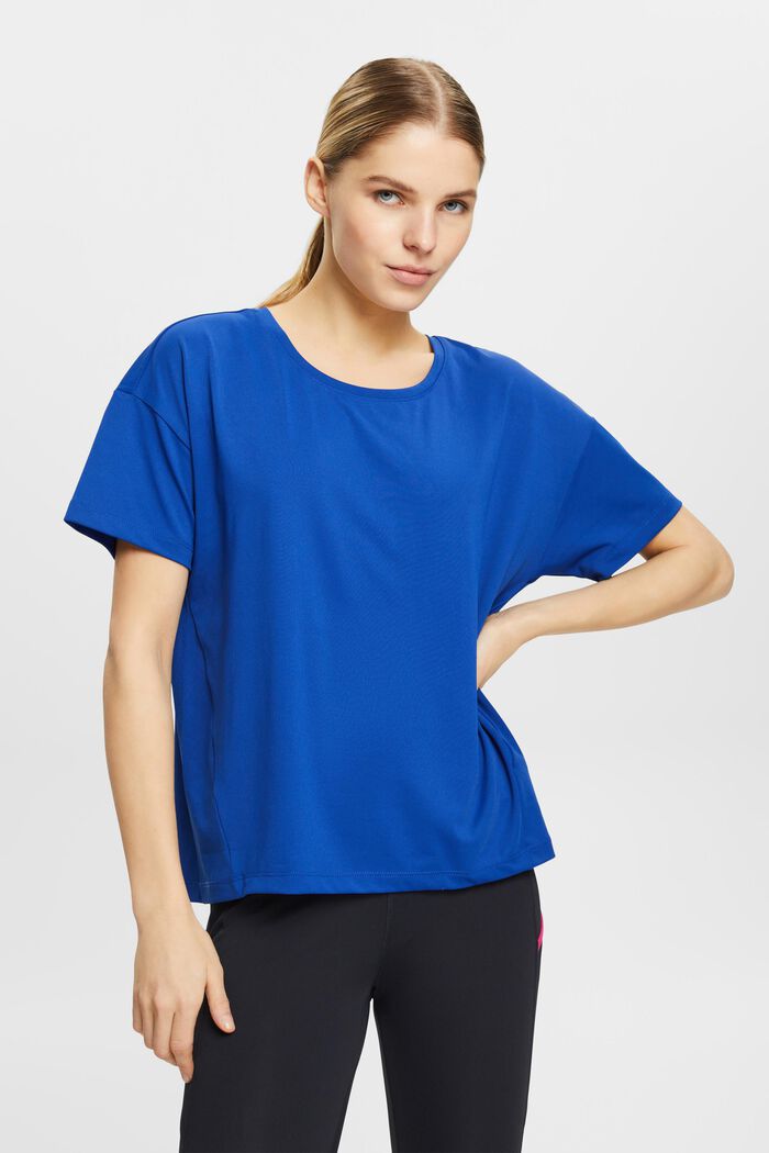 T-shirt med E-DRY, BRIGHT BLUE, detail image number 0