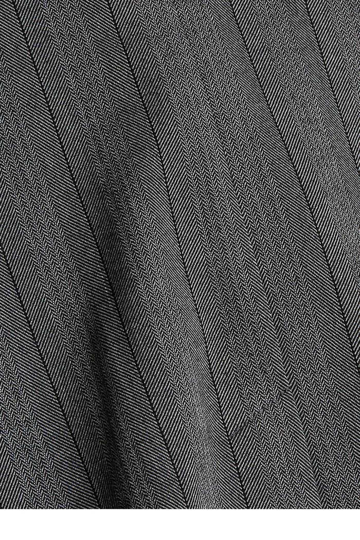 Genanvendte materialer: STRIPE Mix + Match blazer, GUNMETAL, detail image number 4