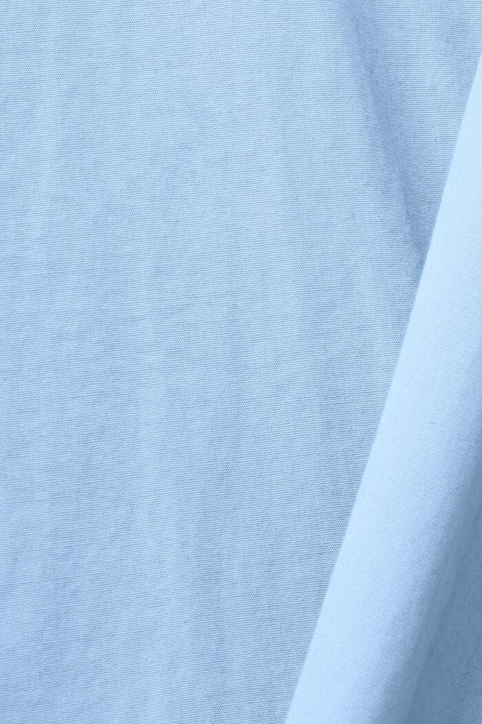 Slim fit-skjorte i bæredygtig bomuld, LIGHT BLUE, detail image number 5