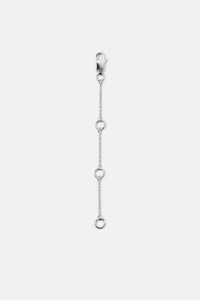 Forlængerstykke til halskæder i sølv, SILVER, detail image number 0