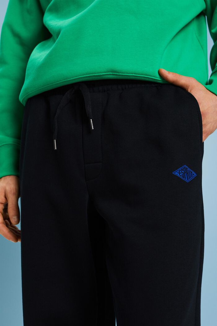 Broderede sweatpants, BLACK, detail image number 2