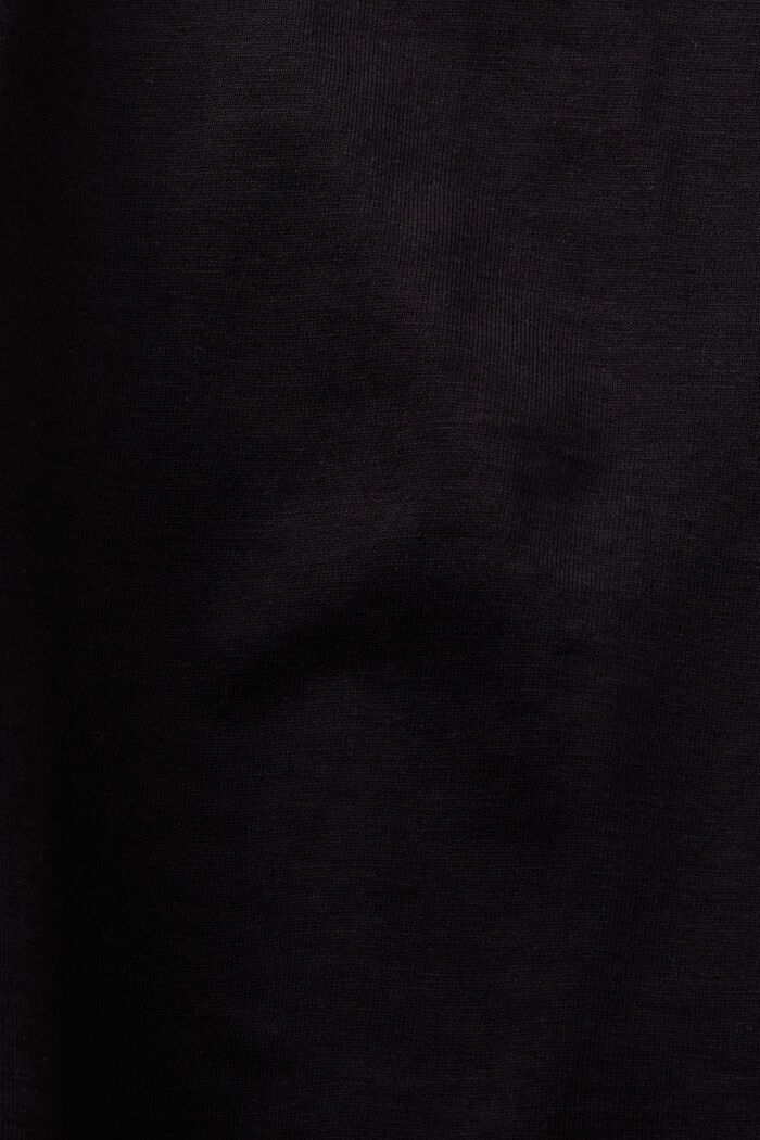 T-shirt med grafisk print, BLACK, detail image number 4