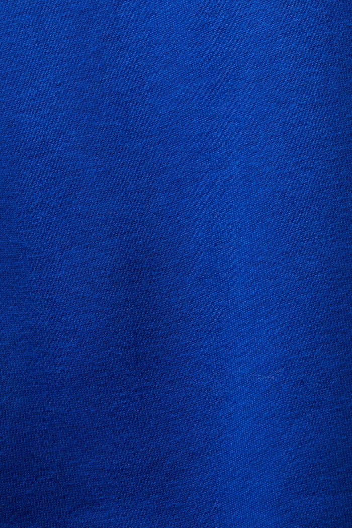Sweatpants i bomuldsfleece med logo, BRIGHT BLUE, detail image number 5