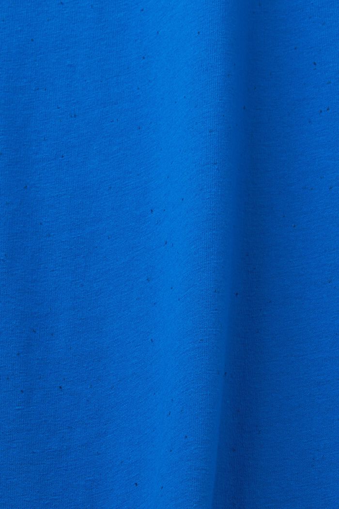 Nistret jersey-T-shirt, BLUE, detail image number 5
