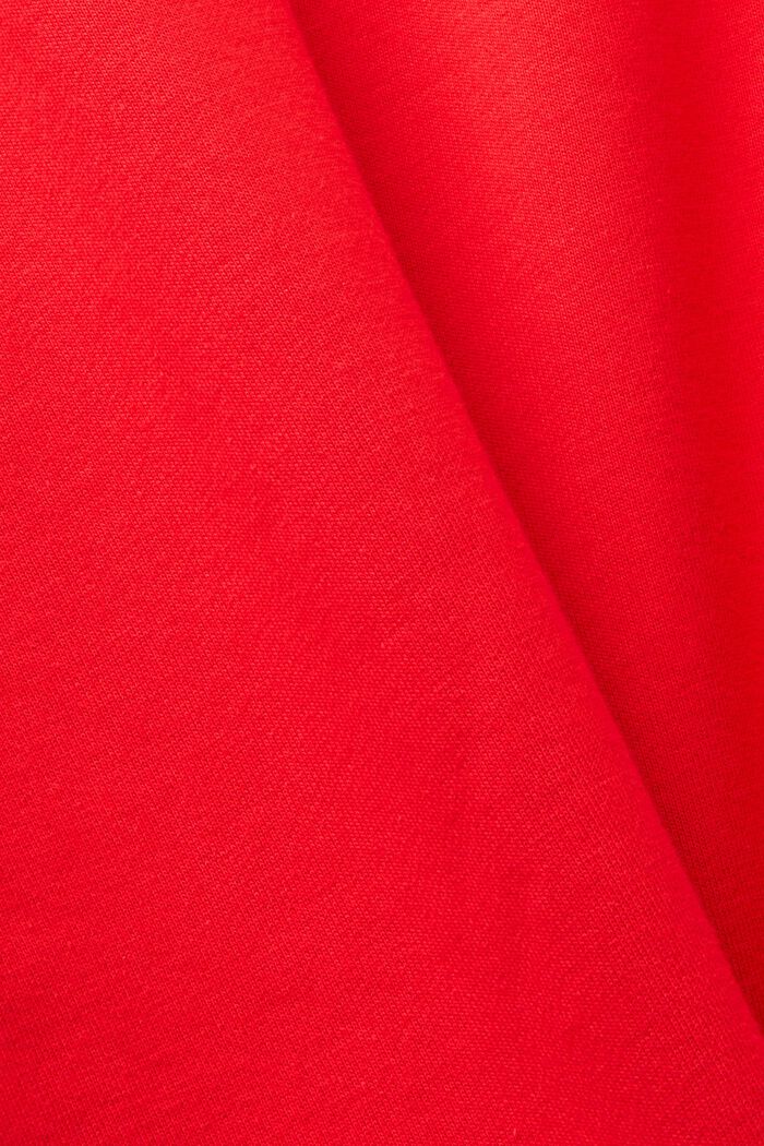 Sweatshirt med lille delfinprint, ORANGE RED, detail image number 5
