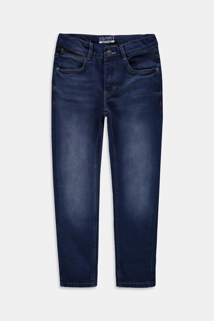 Casual jeans med justerbar linning