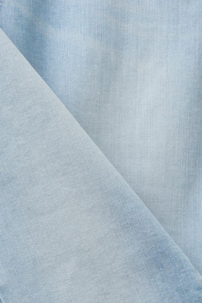 Skinny jeans i bæredygtig bomuld, BLUE BLEACHED, detail image number 5
