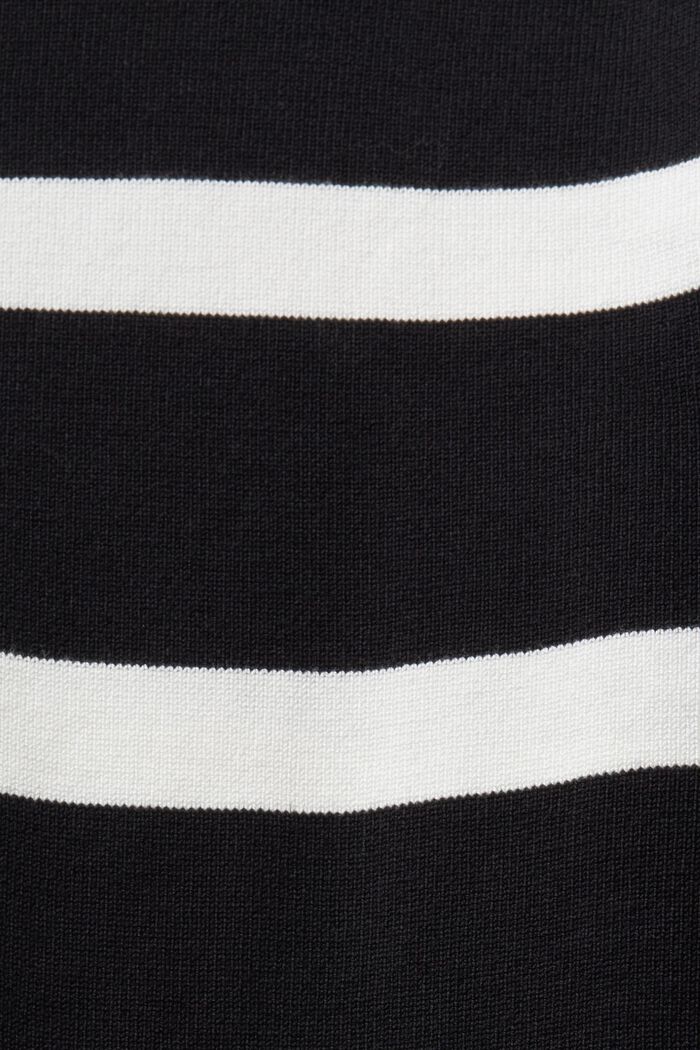 Sweater med V-hals, NEW BLACK, detail image number 5