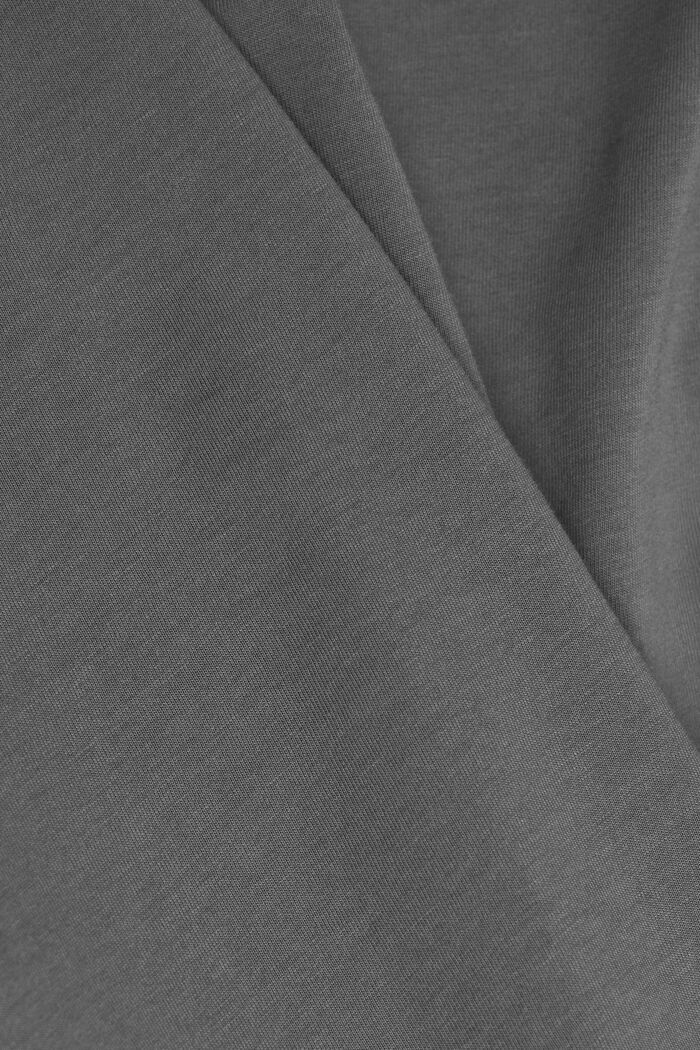 Jersey-T-shirt, 100% bomuld, DARK GREY, detail image number 5