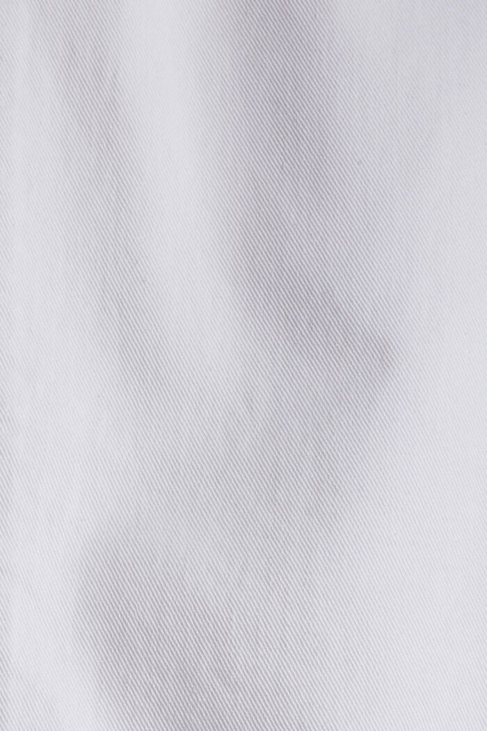 Bomuldsbukser med stretch, WHITE, detail image number 4