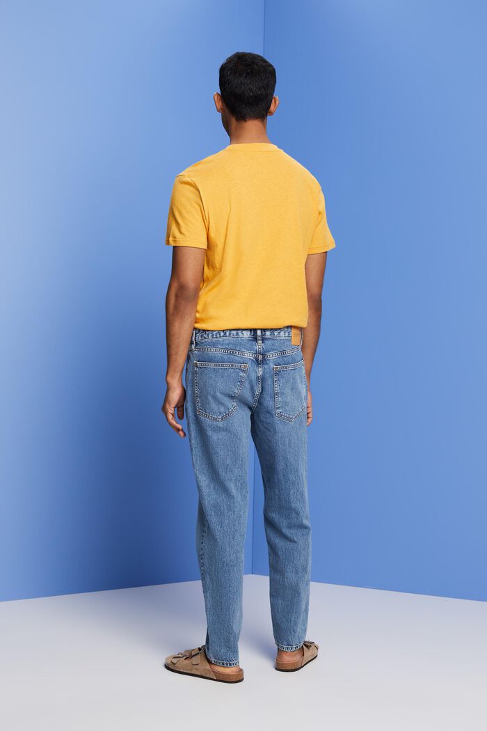 Jeans i en afslappet slim fit-pasform, BLUE MEDIUM WASHED, detail image number 3