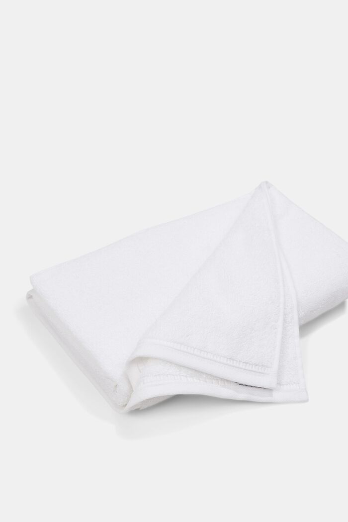 Med TENCEL™: Håndklædesæt af frotté med 3 stk., WHITE, detail image number 1