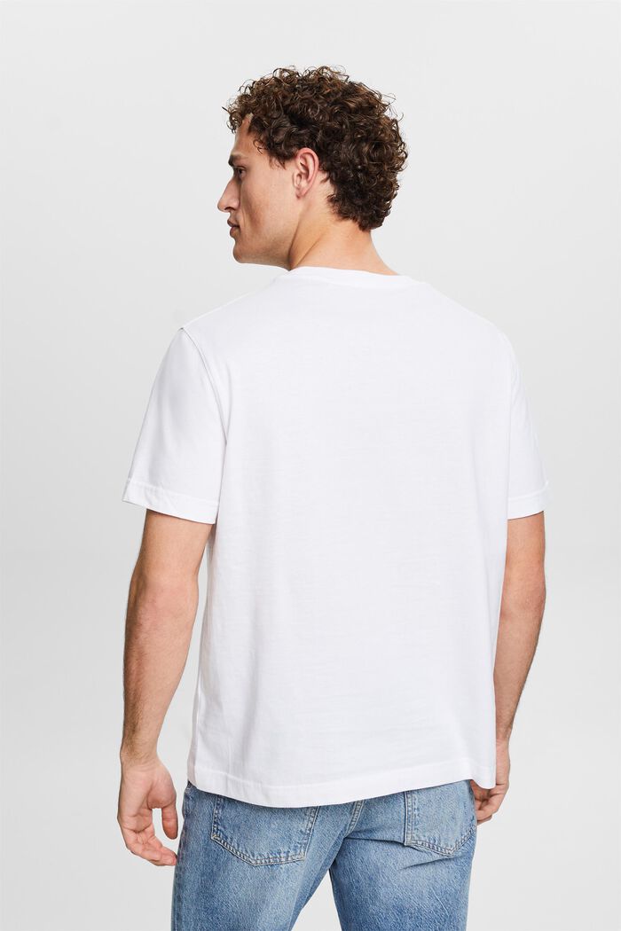 T-shirt med grafisk print, WHITE, detail image number 3