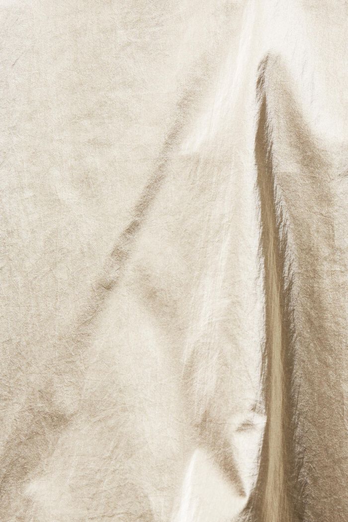 Windbreaker-jakke med metallic coating, TAUPE, detail image number 5