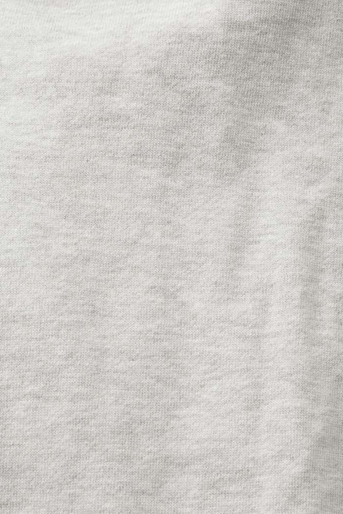 Oversized sweatshirtkjole med hætte, LIGHT GREY, detail image number 5