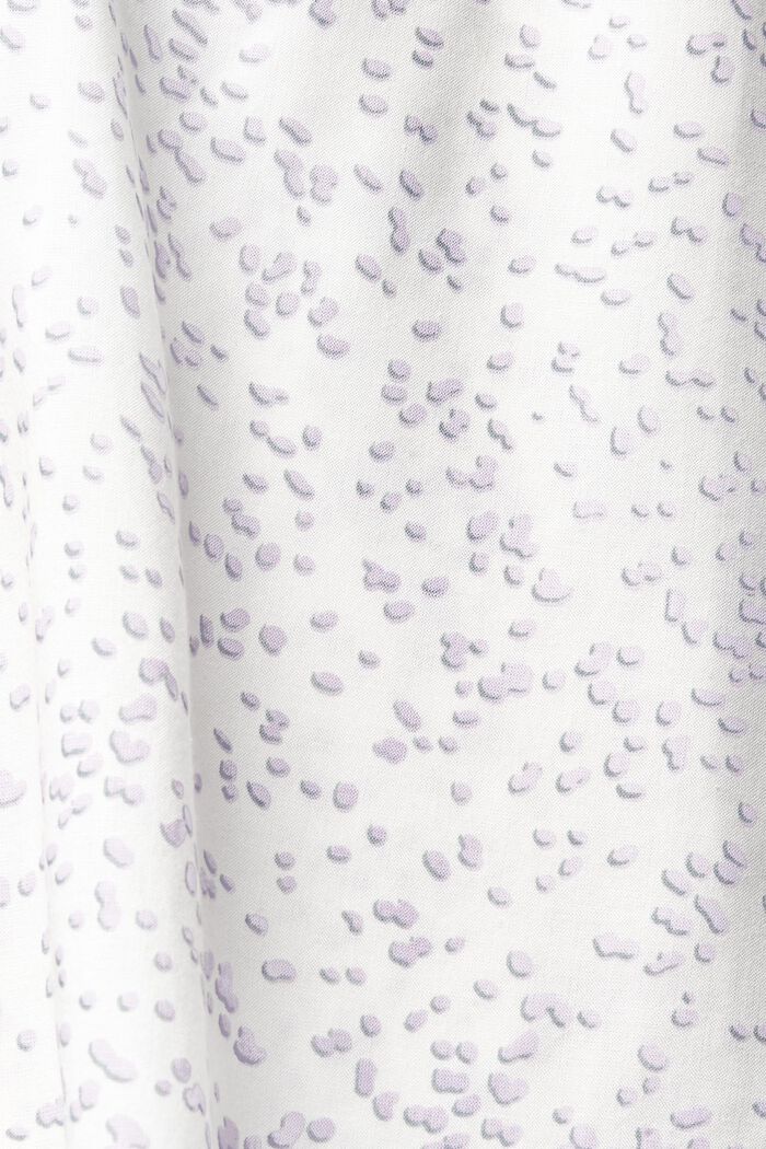 Bluse med mønster, LENZING™ ECOVERO™, NEW OFF WHITE, detail image number 4