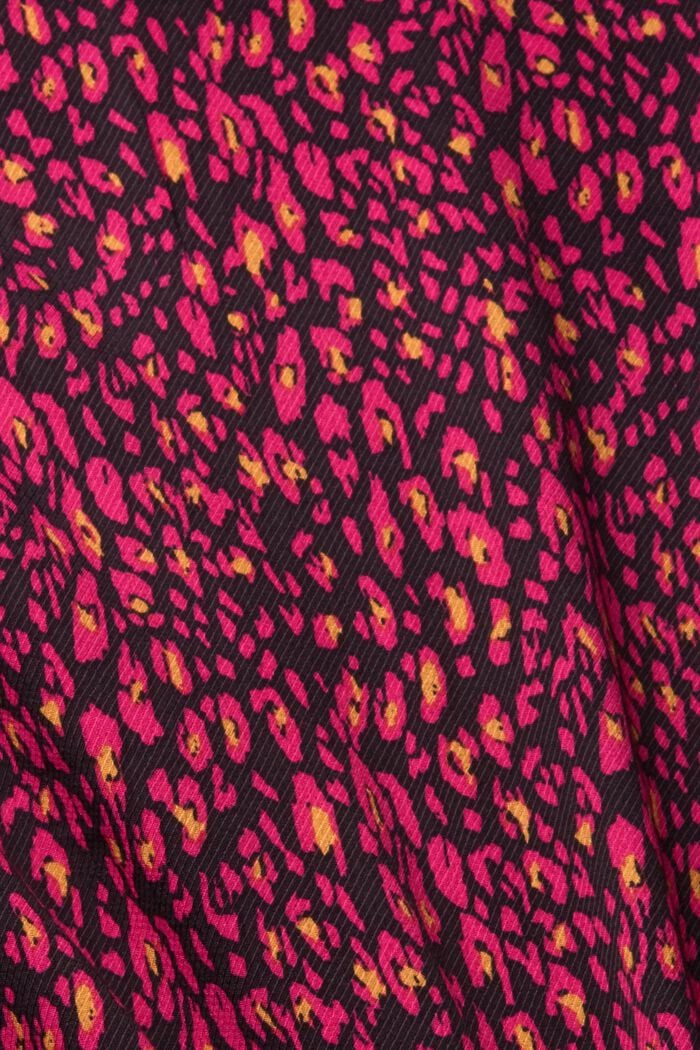 Mønstret bluse, PINK FUCHSIA, detail image number 1