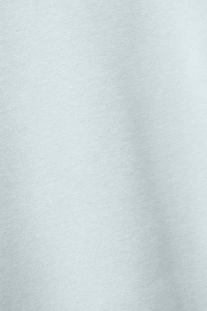 Unisex hættetrøje i fleece med logo, PASTEL BLUE, detail image number 7