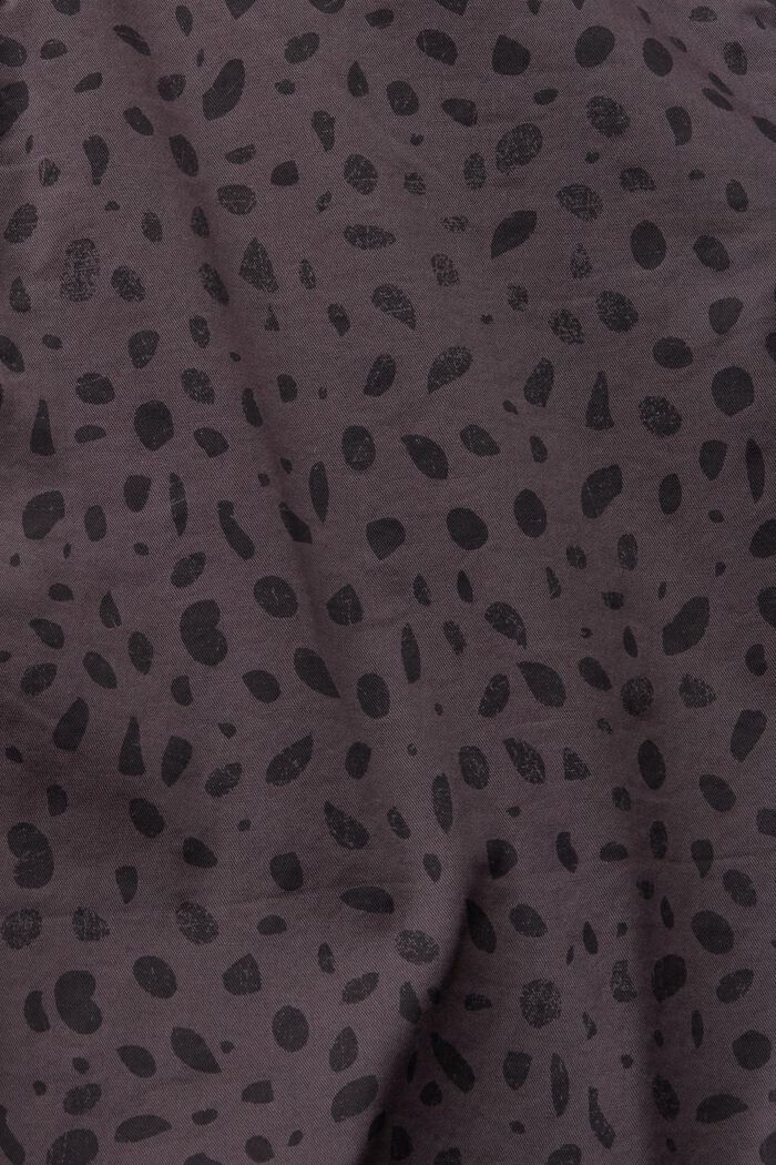 Mønstrede shorts med bælte, BLACK, detail image number 5