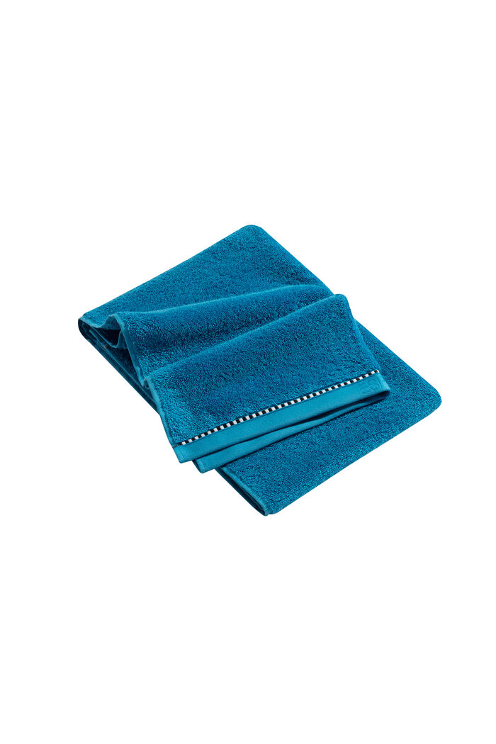 Med TENCEL™: Håndklædeserie af frotté, OCEAN BLUE, detail image number 3