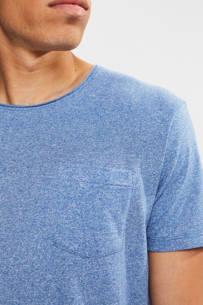 Genanvendte materialer: meleret T-shirt, BLUE, detail image number 0