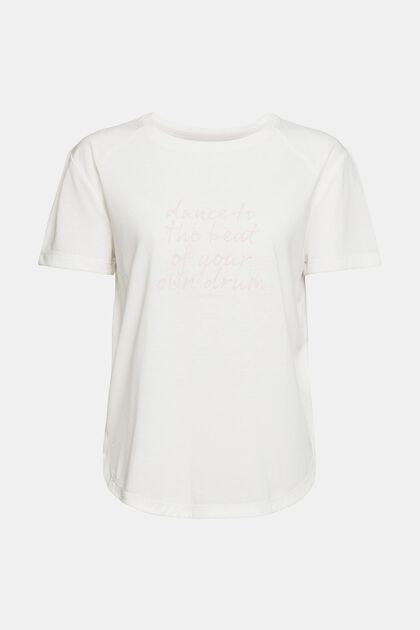 Active-T-shirt med print, LENZING™ ECOVERO™