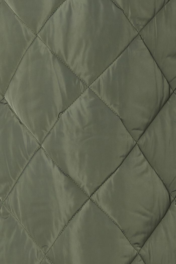 Quiltet og polstret 3-i-1 VENTE-jakke, MOSS GREEN, detail image number 4