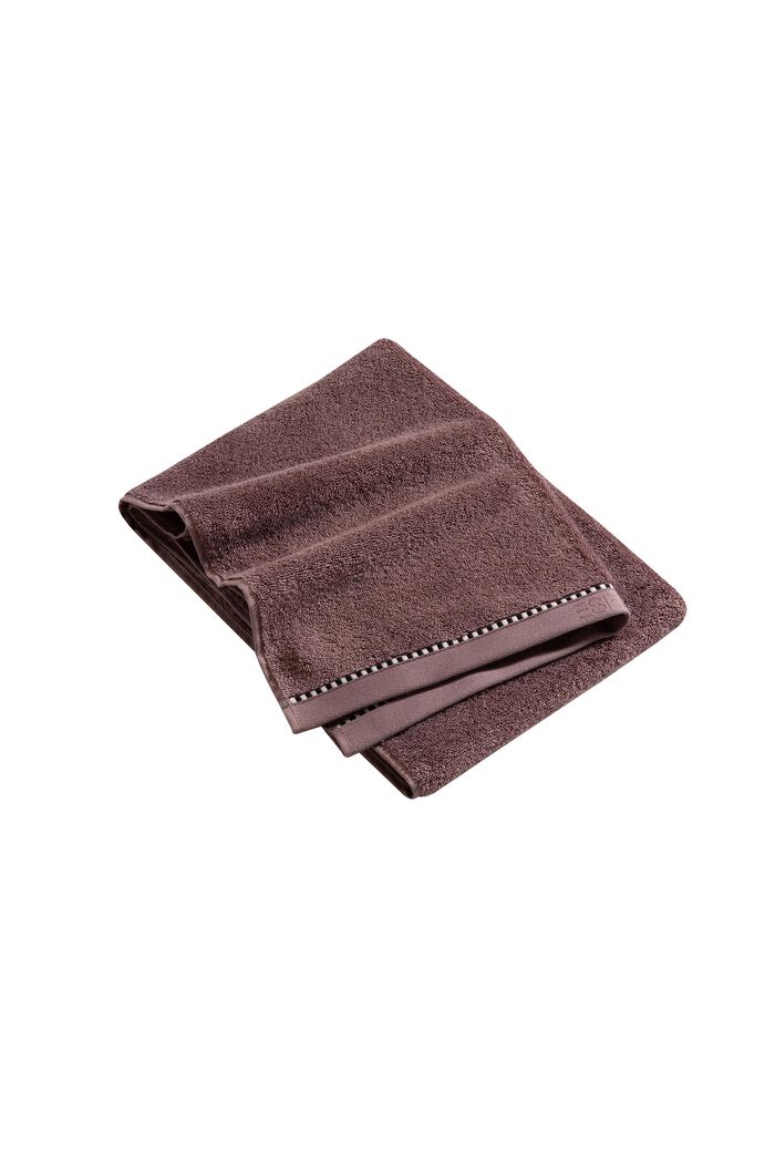 Med TENCEL™: Håndklædeserie af frotté, DUSTY MAUVE, detail image number 3