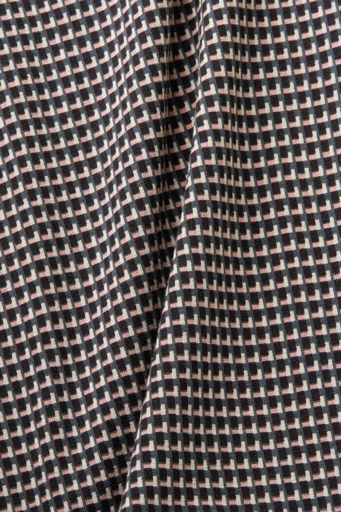 Pyjamas med allover-mønster, BLACK, detail image number 4