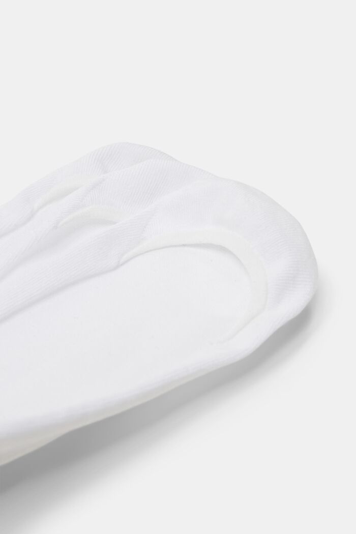 2-pak usynlige sokker, WHITE, detail image number 2