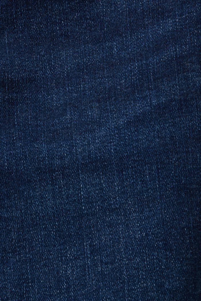 Skinny jeans med mellemhøj talje, BLUE DARK WASHED, detail image number 5