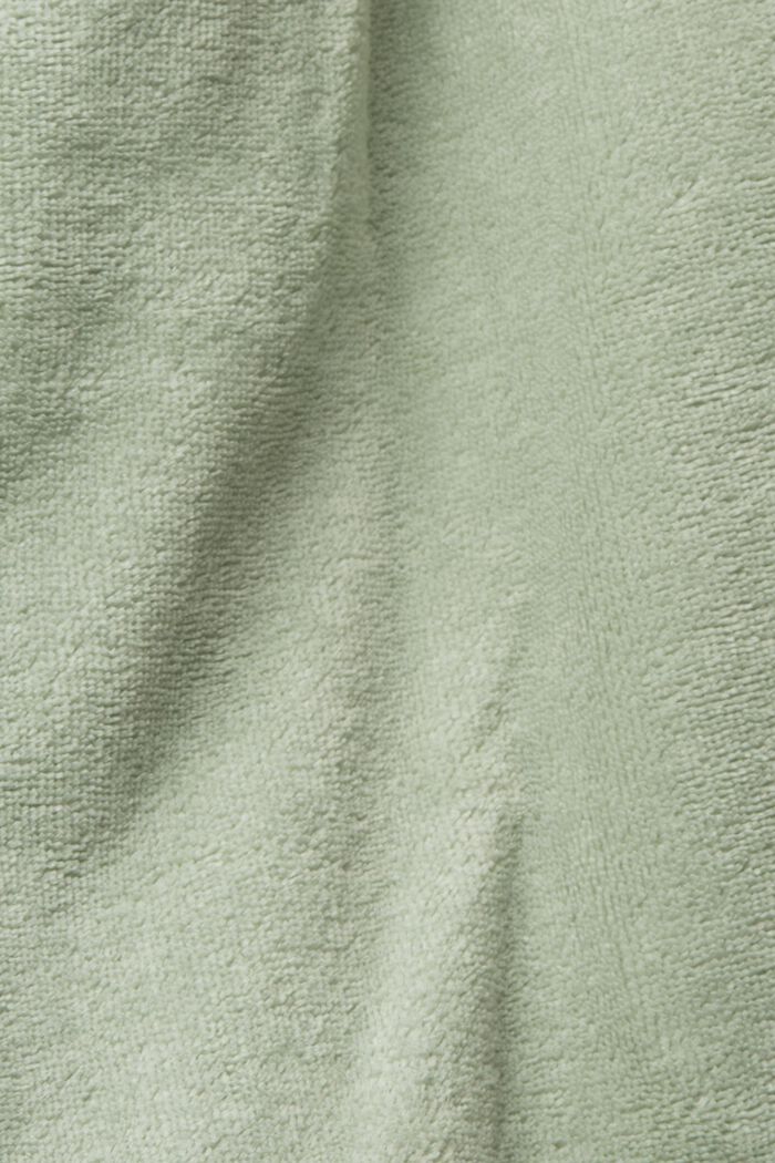 Badekåbe i frotté med hætte, SOFT GREEN, detail image number 1