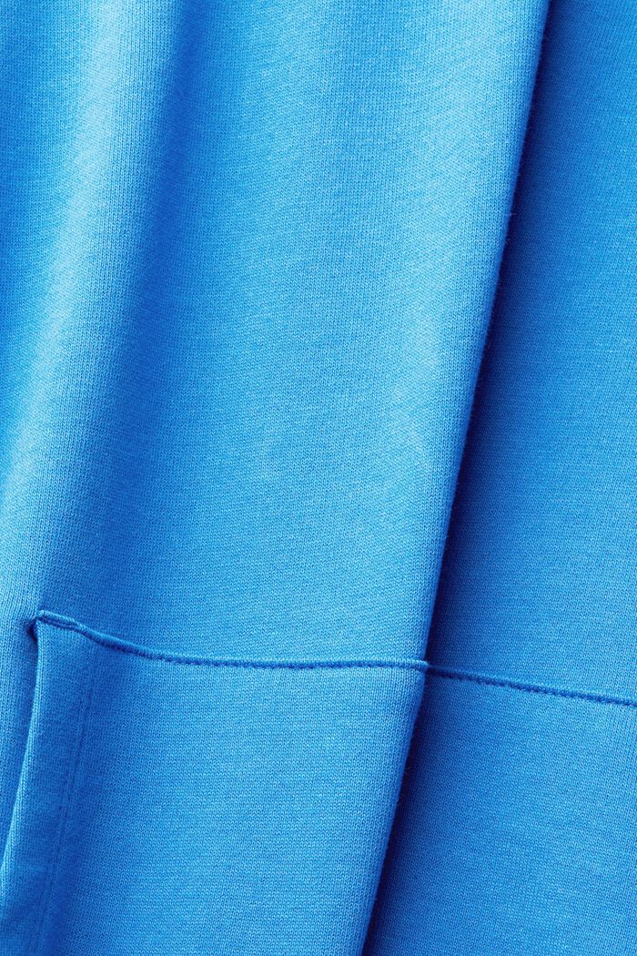 Hoodie med print på ryggen, BRIGHT BLUE, detail image number 5