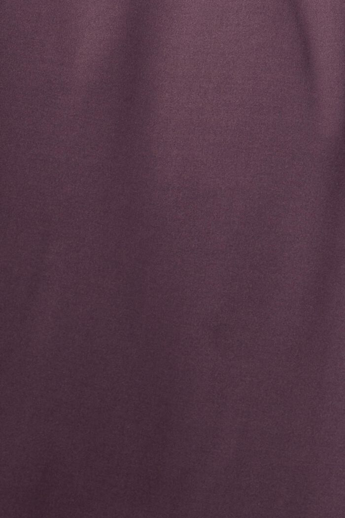 Cropped joggers i jersey med E-DRY, AUBERGINE, detail image number 1
