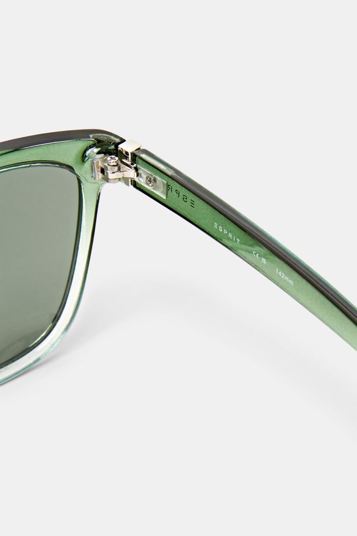 Graduerede Cat Eye-solbriller, GREEN, detail image number 3